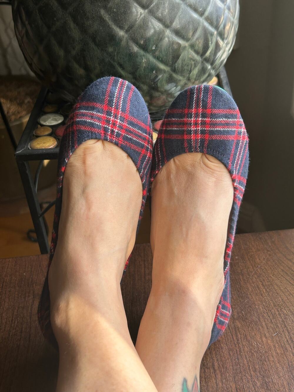 Heritage Plaid Tieks Ballet Flats size 7 EUC